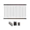 Nuvo Iron 6 Long Pre-Drilled Pressure-Treated Wooden Railing Kit RKB6 - alternate 1